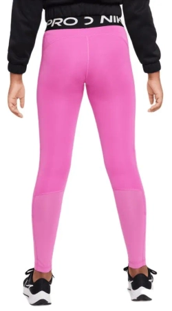 Брюки для девочки Nike Girls Pro Dri-Fit - active fuchsia/white