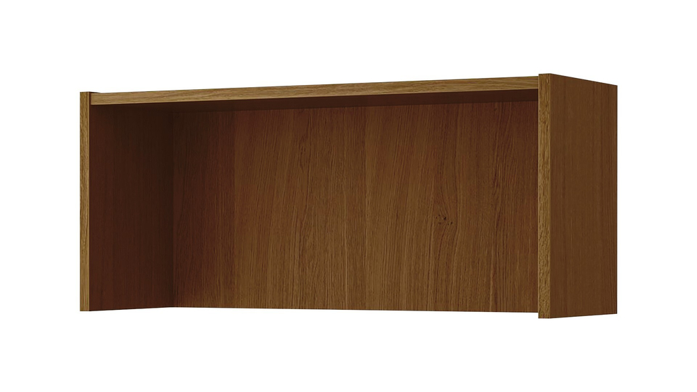 Полка верхняя Билли Кроношпан Орех Экко 9459 80*28*35 см, Коричневый   Фиеста