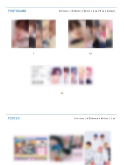 Альбом TXT - Minisode 1 : Blue Hour 3rd Mini Album RANDOM Version