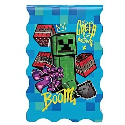 Блокнот фигурный А7 40л. "My Game" на скрепке, без линовки, тиснен.серебр.фольгой 77570 (Центрум)