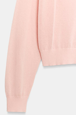 ZARA КАРДИГАН ИЗ ТОНКОГО ТРИКОТАЖА, ПАСТЕЛЬНО-РОЗОВЫЙ