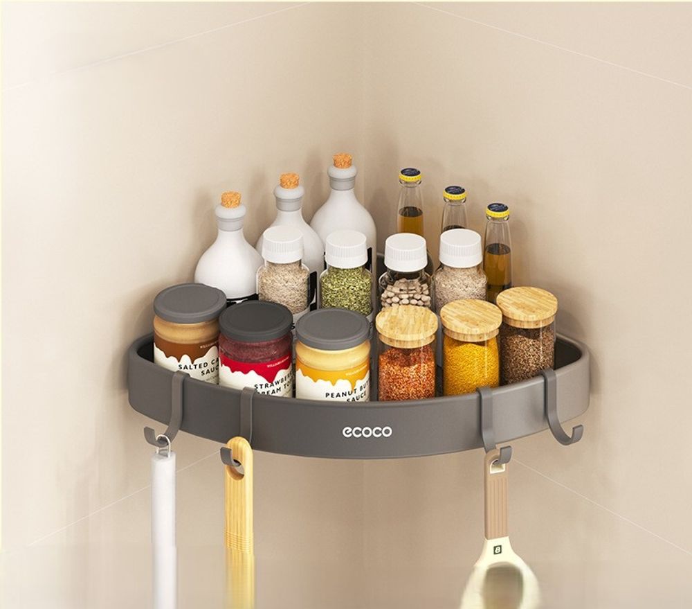 Угловая полка для ванной без сверления