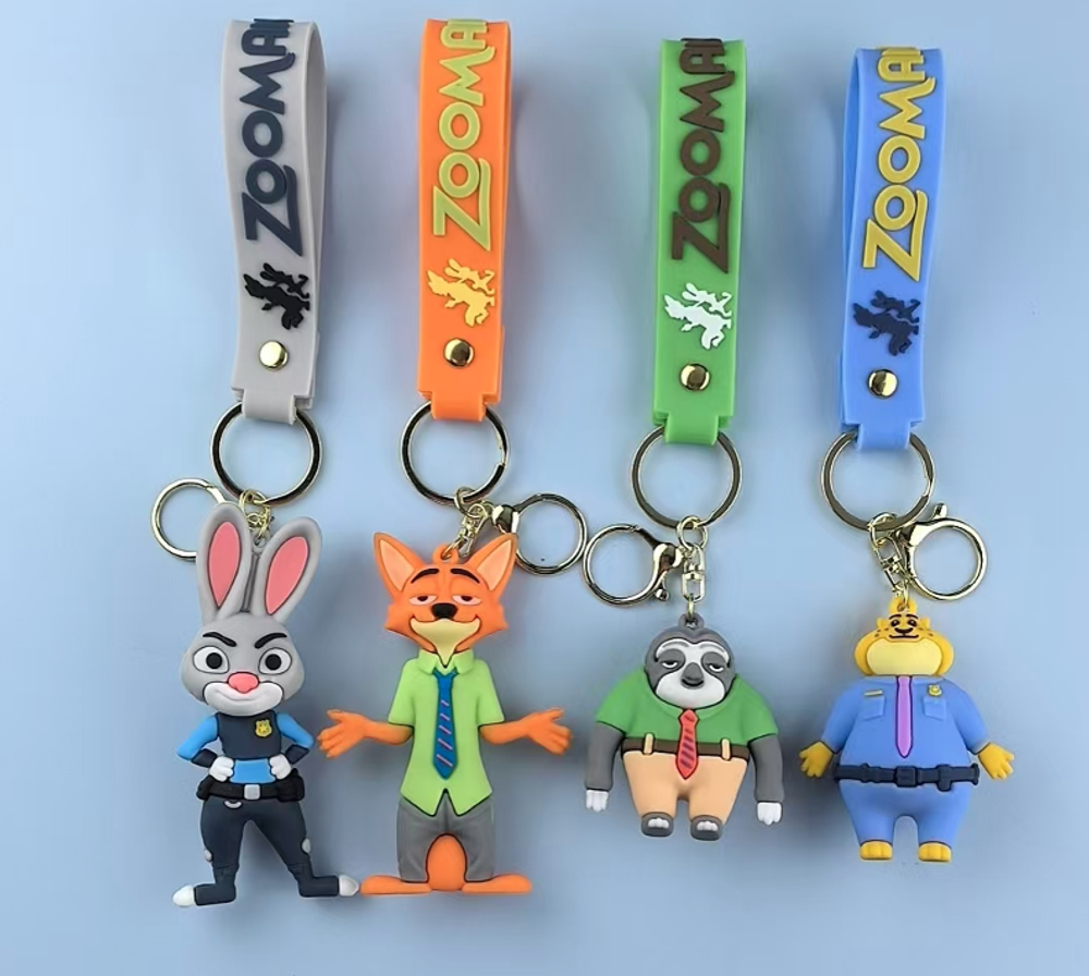 Брелок силикон Зверополис