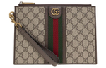 GUCCI Double G Plaque Ophidia Pouch