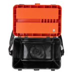 Ящик рыболовный зимний для хранения снастей PIKE оранжевый