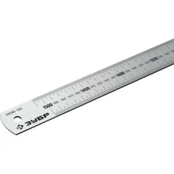 Усиленная нержавеющая линейка ЗУБР 1,5 м, Про-150 34280-150