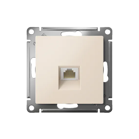 Розетка компьютерная 1-м AtlasDesign RJ45 кат.5E механизм беж. SE ATN000283