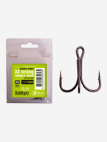 Крючки рыболовные (тройник) Saikyo 7046 BN 2X № 6 (50 шт. в упк.)