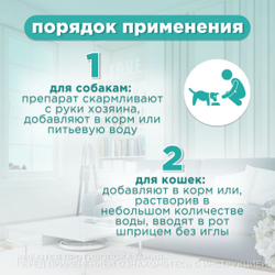 Сахарные кубики от гельминтов, широкого спектра действия для собак и кошек Поливеркан Ceva, 8шт. Никлозамид/Оксибендазол