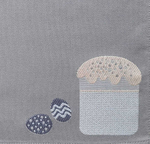 Набор декоративных гобеленовых салфеток (42х30) Пасха - 3 шт.