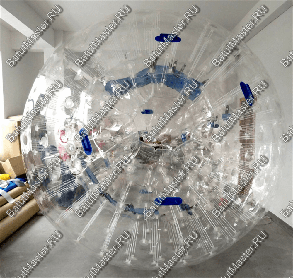 Зорб ПВХ"Капля", усиленные сиденья, диаметр 3 м