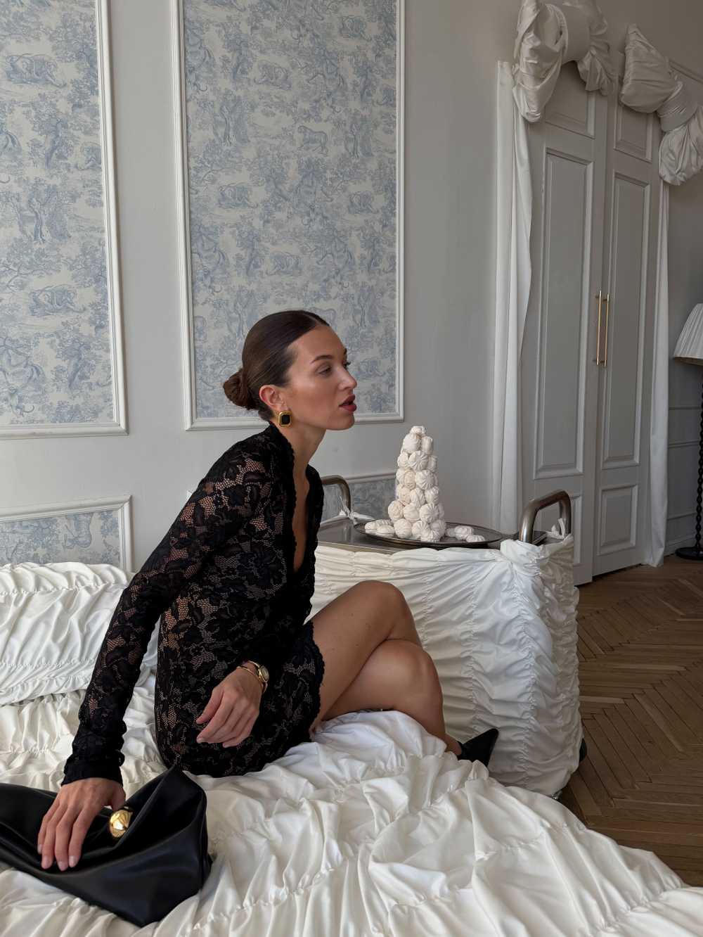 Платье SEXY LACE DRESS | Черный