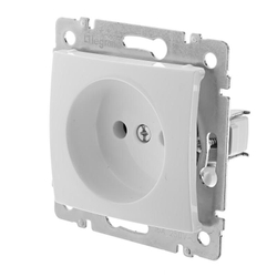 4316/4416 Розетка без заземления белая
