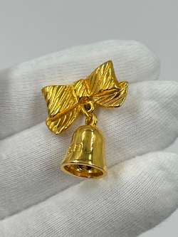 Брошь пин Бант с колокольчиком Sonia Rykiel