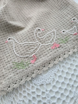 Полотенце для кухни Гуси