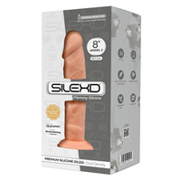 Телесный фаллоимитатор 19,7см на присоске SilexD Premium Silicone Dildo 8" Model 2