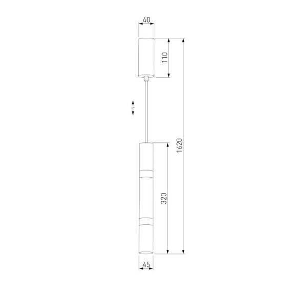 Подвесной светодиодный светильник Eurosvet Axel 50210/1 LED черный