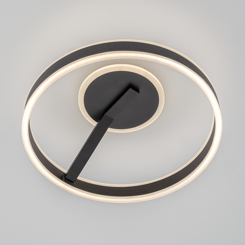 Citilux Дуэт CL719741 LED Люстра с пультом Чёрная