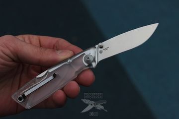 Складной нож Ontario 8798CL Wraith Ice Series Clear c клинком из стали 1.4116 Krupp (X50CrMoV15) рукоять Нейлон