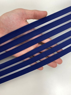 Резинка синяя с прозрачными вставками 5 см