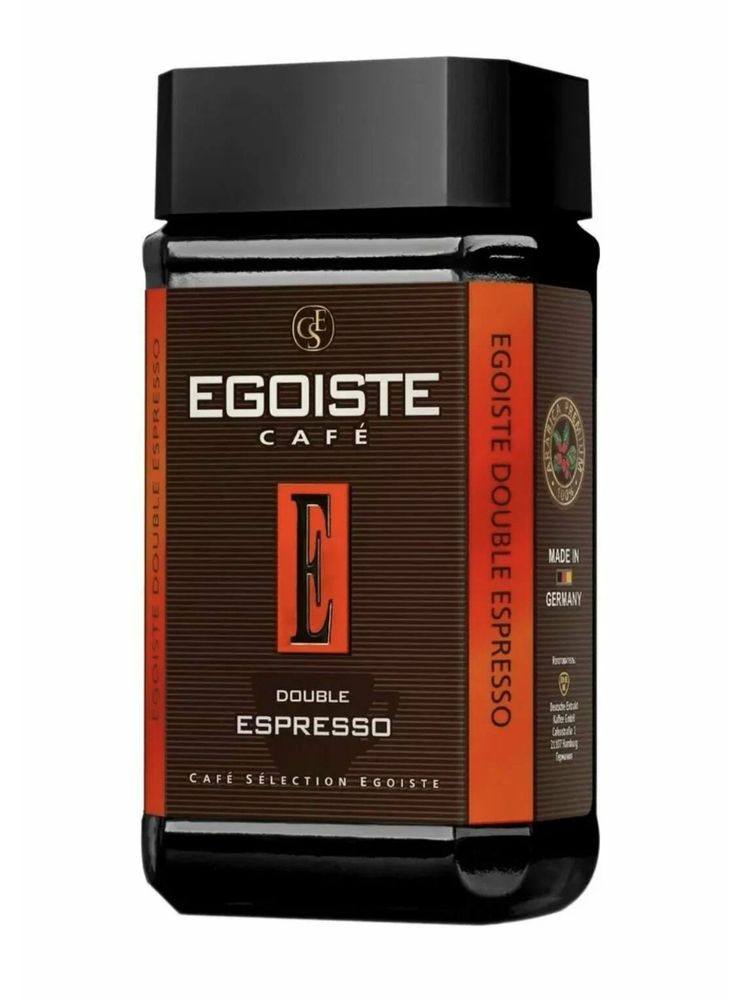 Кофе растворимый Egoiste Double Espresso 100 г x 4 шт