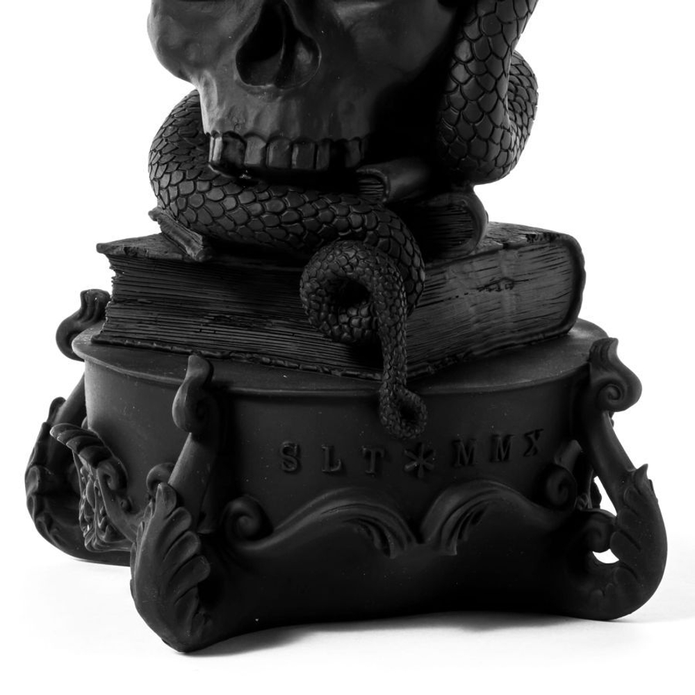 Канделябр Giant Burlesque Skull Black 14873 NER