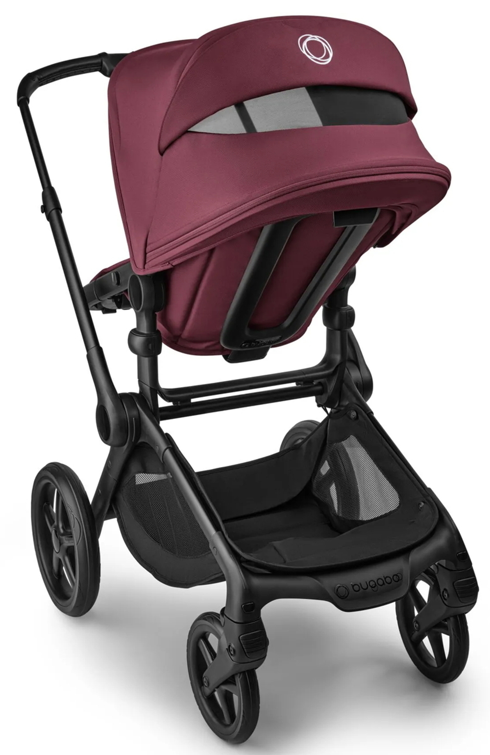 Коляска Bugaboo Fox 5 Renew complete 2 в 1 Black/Dark Cherry-Dark Cherry