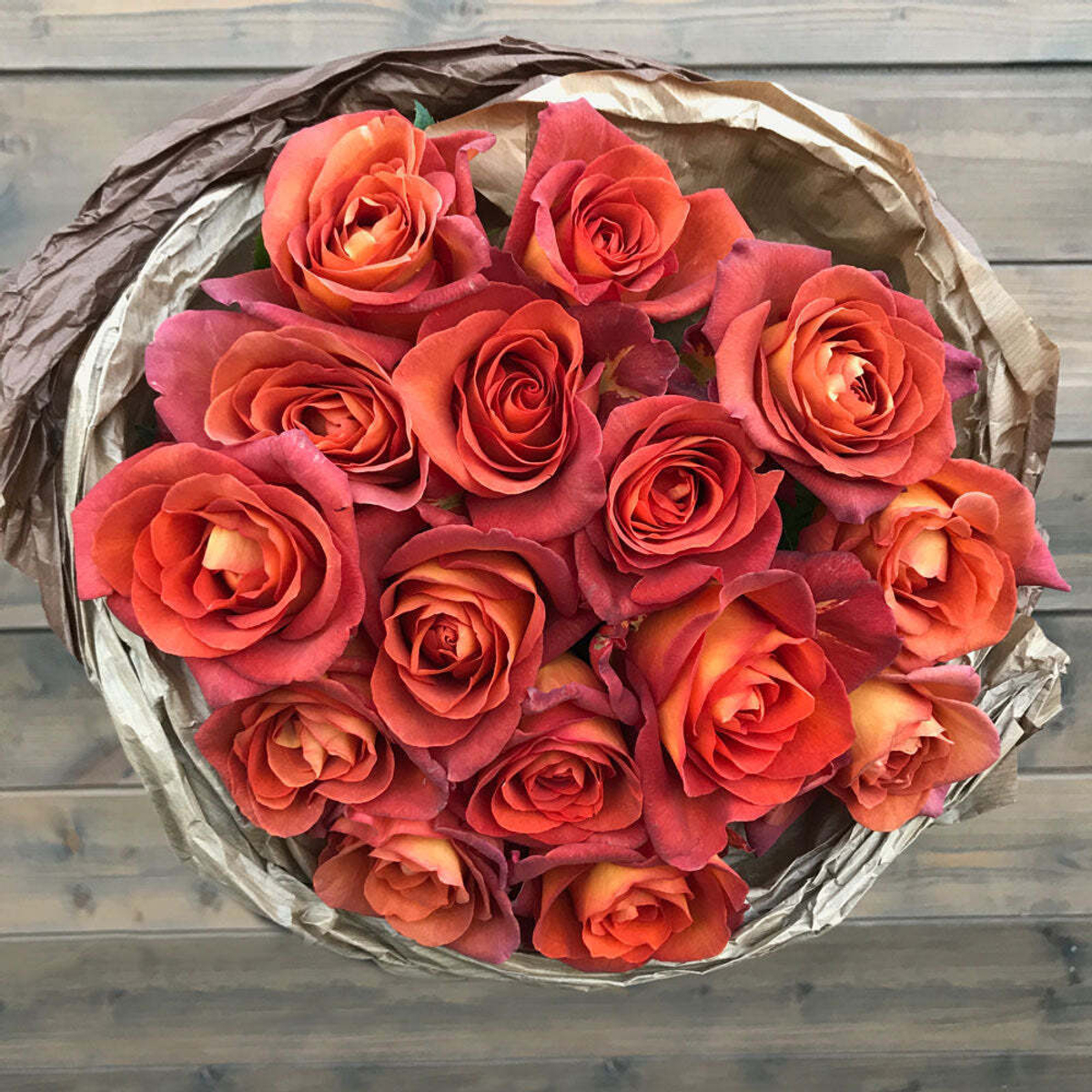 ×2 Кофе-брейк — букет интерьерных роз