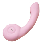 Розовый вибратор 19,9см для точки G c нагревом Youvic Bendable Heating G-Spot Vibrator CM903