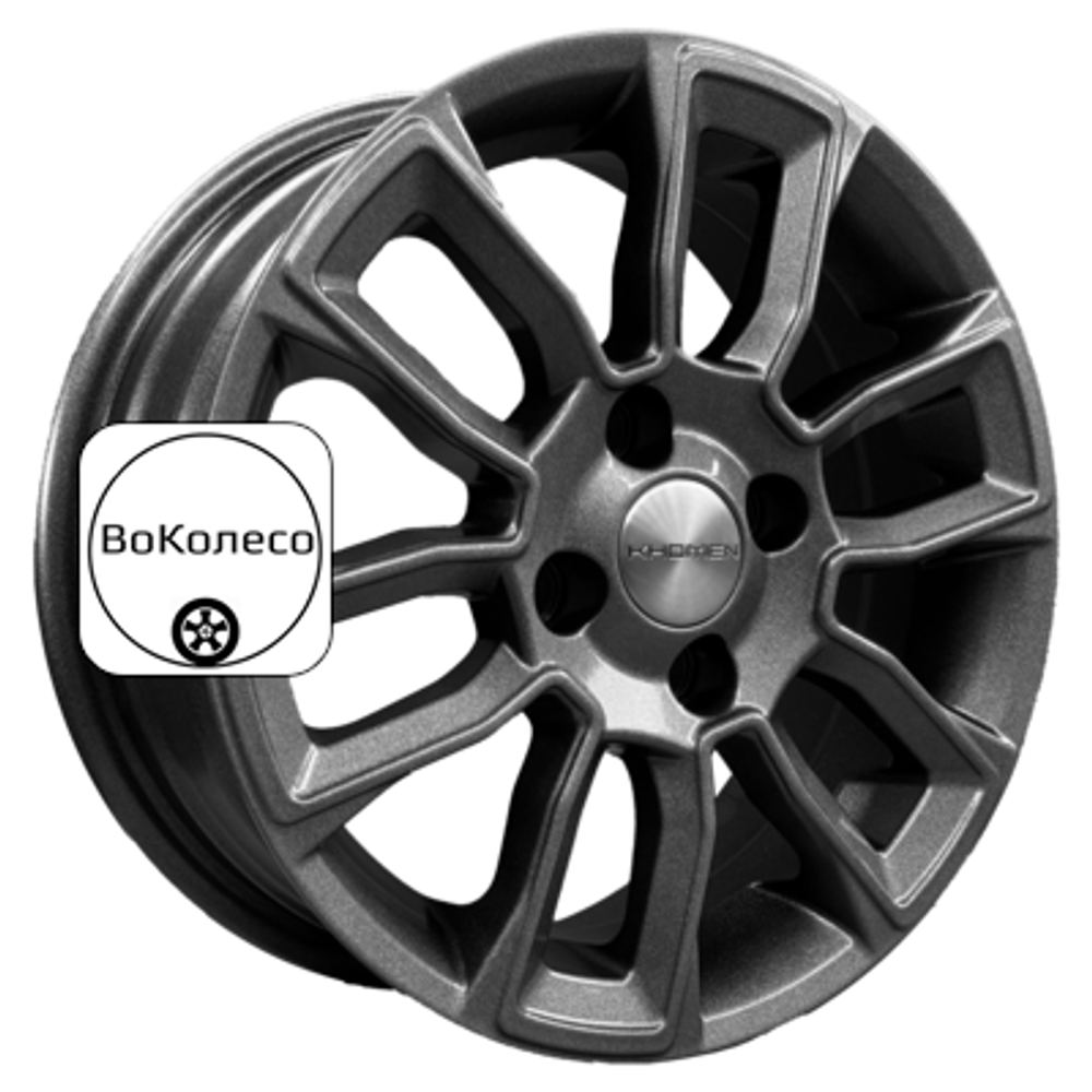 5,5x14/4x98 ET35 D58,5 KHW1406 (Lada Granta) Gray Khomen Wheels