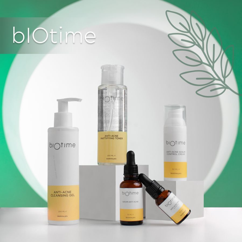 SERUM ANTI ACNE BIOTIME - Сыворотка для проблемной кожи АНТИ АКНЕ, 30 мл