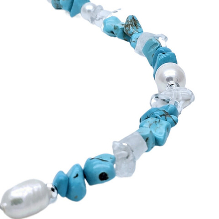 91002681 Колье Роман с камнем