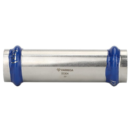 Муфта VARMEGA двухраструбная Inox Press надвижная 15x15