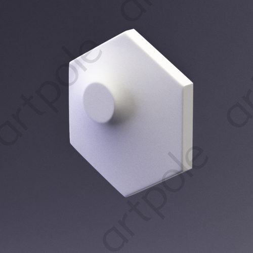 Гипсовые 3D панели Artpole Elementary HEKSA - 37 - 19 - HEKSA-dots