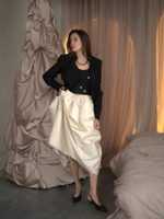 Жакет с ассиметричной застежкой из 100% шелка, подклад купро