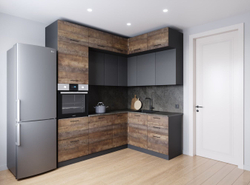 Кухонный гарнитур угловой Трансильвания 2200х1700 столешница 26мм