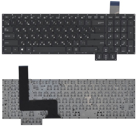 Клавиатура (13N0-P4A0111) для ноутбука Asus G750 Series (без топ-кейса)