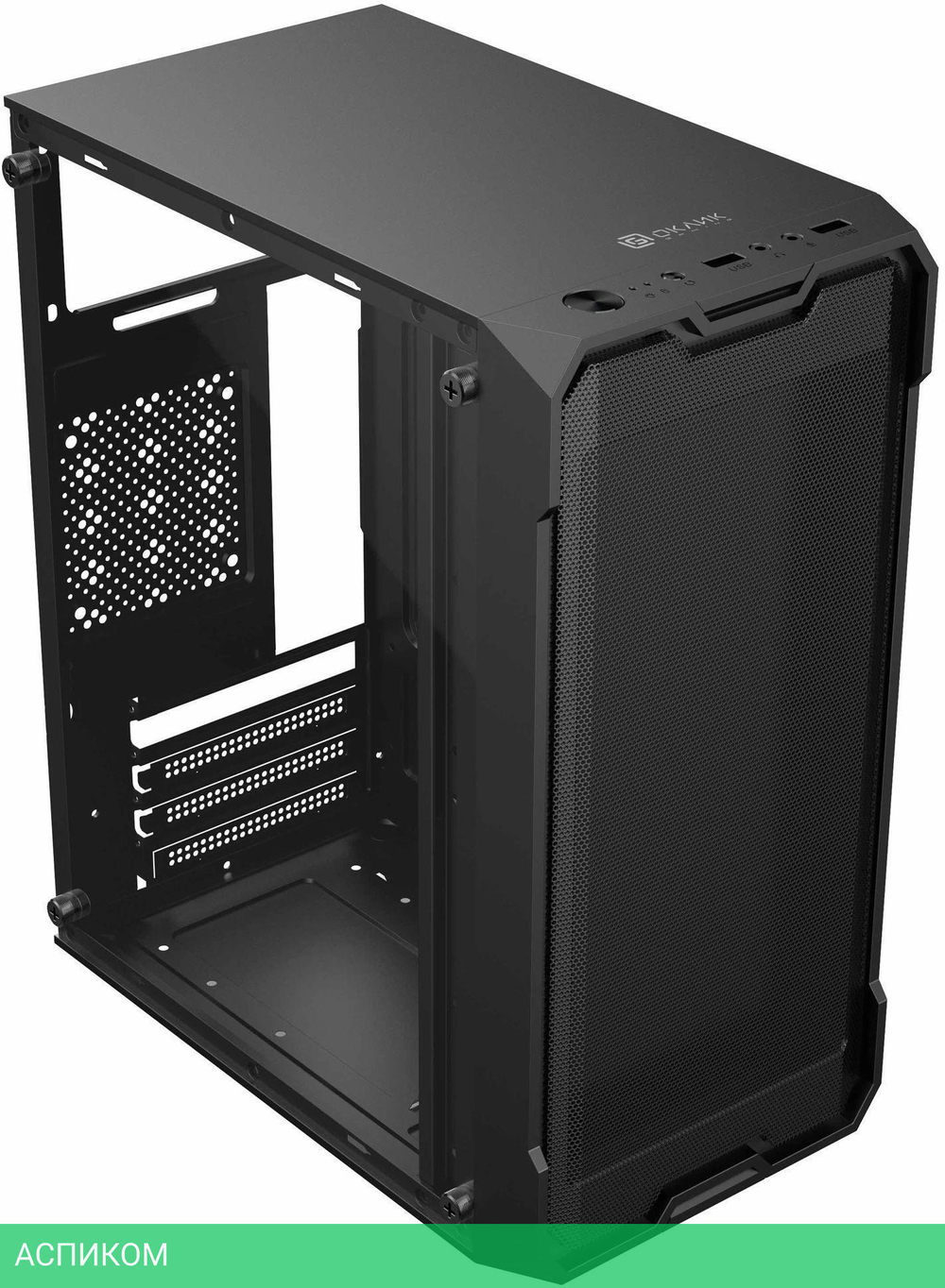 Корпус Oklick OCC-MN301 черный без БП