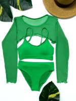 купальник раздельный для бассейна 3 в 1 топ и парео