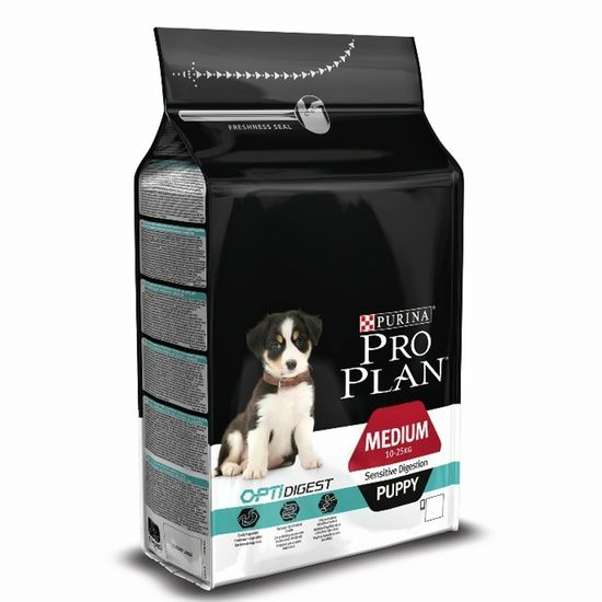 Purina Pro Plan Medium Puppy Sensitive Digestion для щенков собак средних пород с чувствительным пищеварением, ягненок
