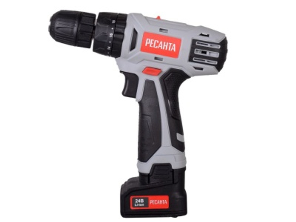 Дрель-шуруповерт аккумуляторная ДА-24-2ЛК-У Ресанта