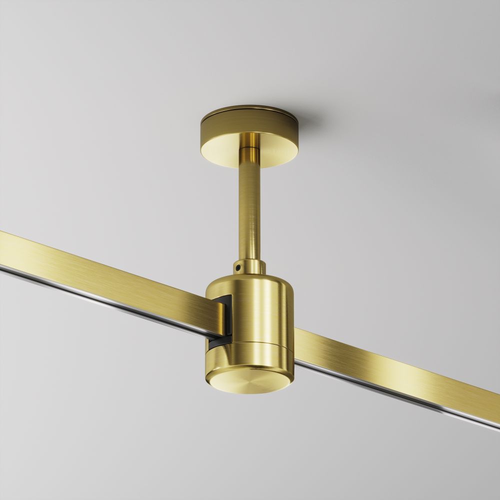 Крепление потолочное 78мм с прямым коннектором питания Maytoni   TRA156C-IPC1-BS