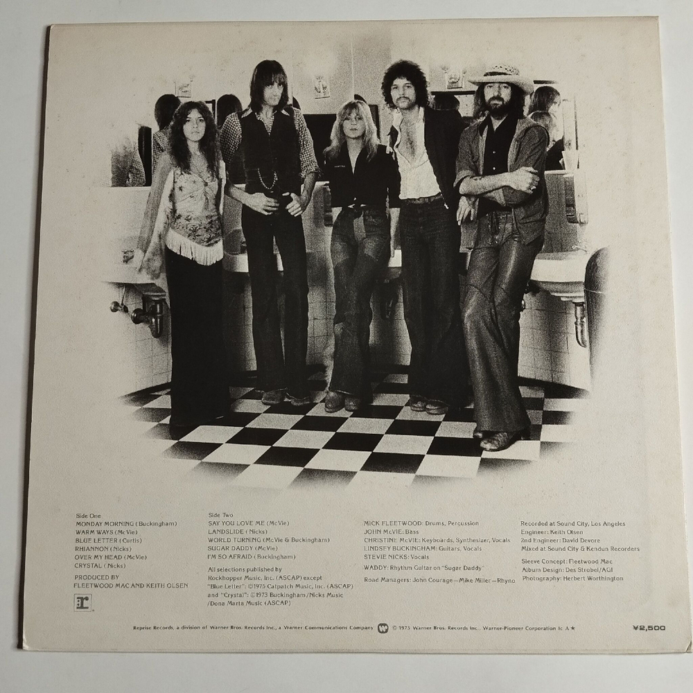 Винтажная виниловая пластинка LP Fleetwood Mac (Japan 1975) (No Obi)