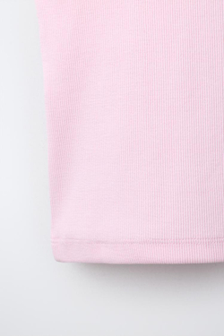 ZARA ТОП В РУБЧИК, РОЗОВЫЙ