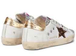 Кеды Golden Goose 'Superstar' Leather-trimmed