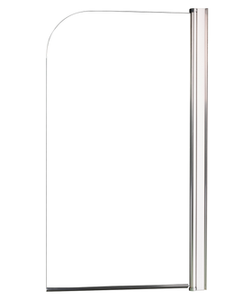 Душевое ограждение RIVER BAIKAL 75 ПР Ограждение на ванну 75х130 10000001616 Прямоугольная Универсальная  Хром