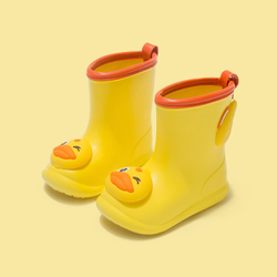 Резиновые сапоги "Duck Top", желтые на резинке