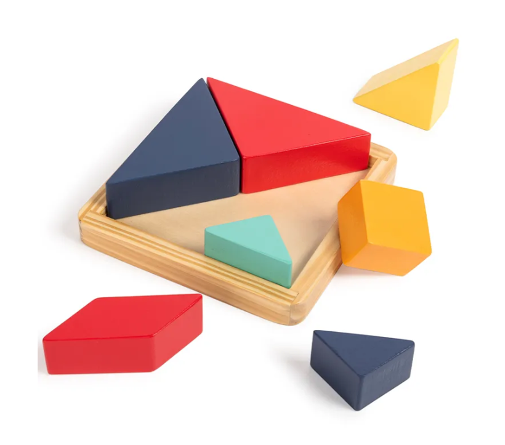 Детская головоломка "Играем вместе" Танграм и Сортер