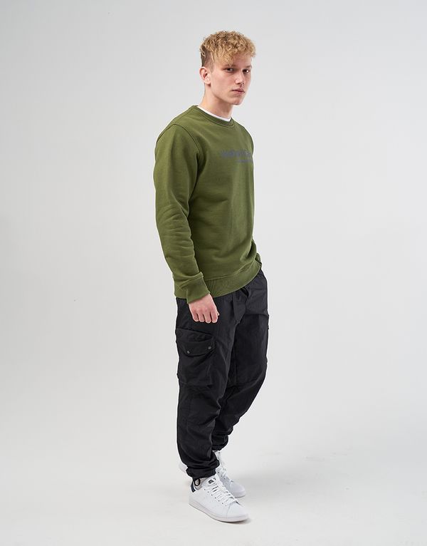 Толстовка We Don’t Care Basic Logo Sweatshirt Khaki - фото 2