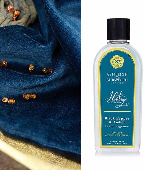 Аромат для ламп Черный Перец и Янтарь, Ashleigh & Burwood